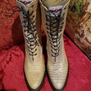 Rock and Roll  Front Lace Up Boots
